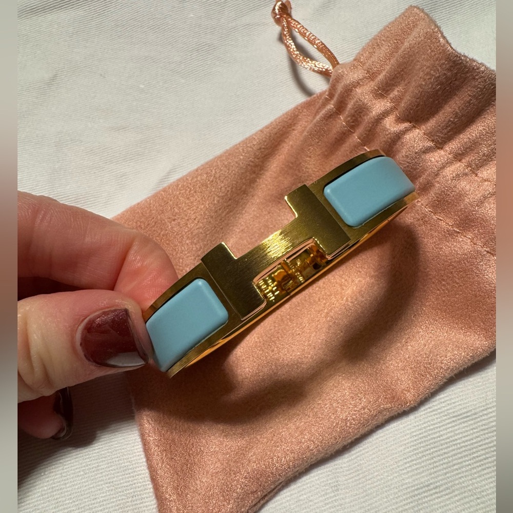 Authentic Hermes Clic Clac Bracelet -small